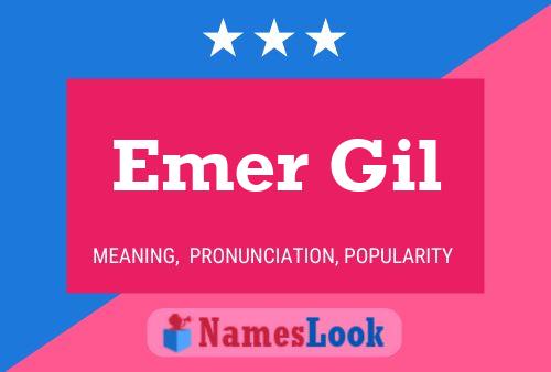 Emer Gil 名字海报