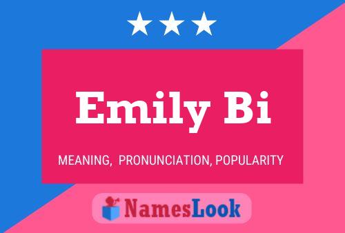 Emily Bi 名字海报