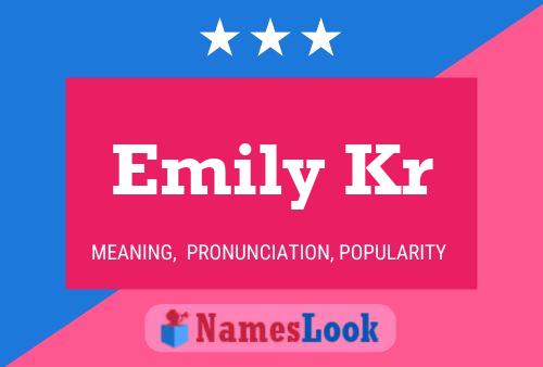 Emily Kr 名字海报