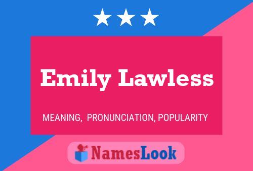 Emily Lawless 名字海报