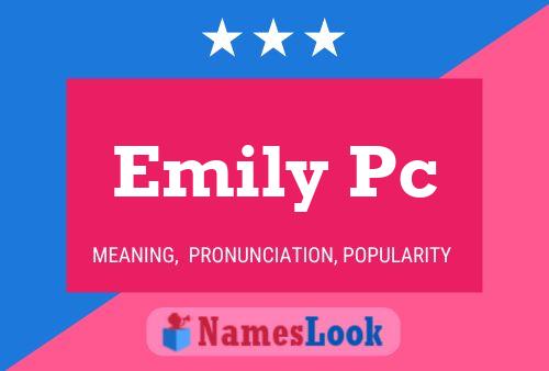 Emily Pc 名字海报