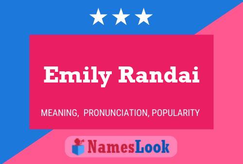 Emily Randai 名字海报