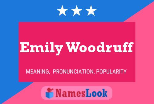 Emily Woodruff 名字海报