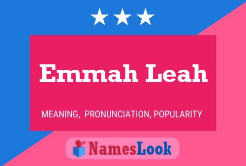 Emmah Leah 名字海报