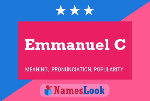 Emmanuel C 名字海报