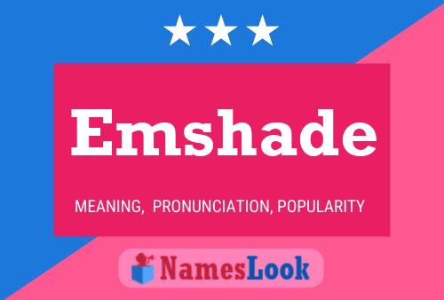 Emshade 名字海报