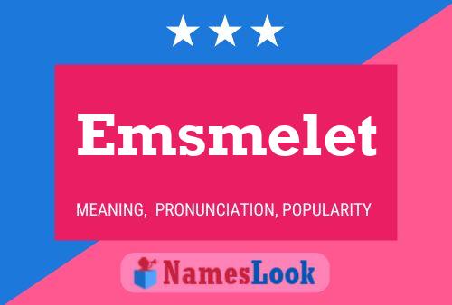 Emsmelet 名字海报