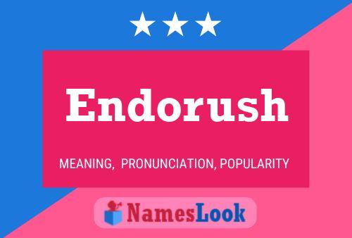 Endorush 名字海报