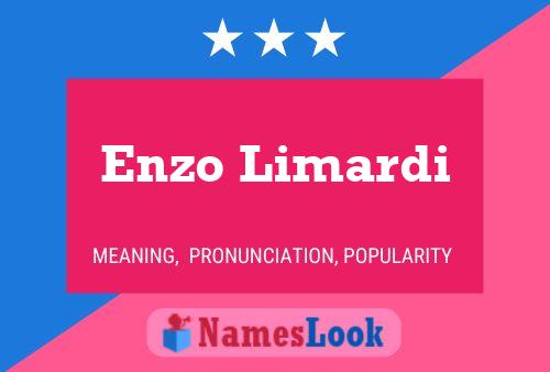 Enzo Limardi 名字海报