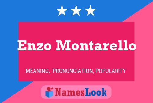 Enzo Montarello 名字海报