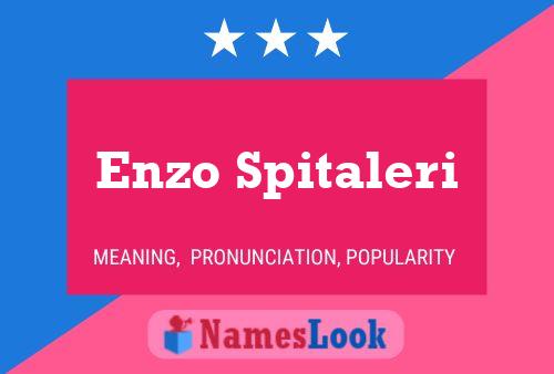 Enzo Spitaleri 名字海报