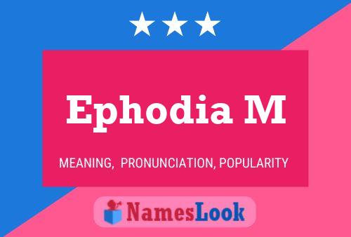 Ephodia M 名字海报