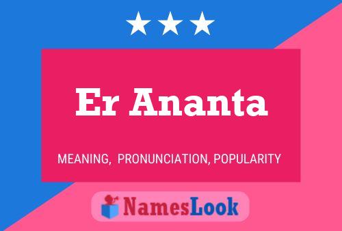 Er Ananta 名字海报