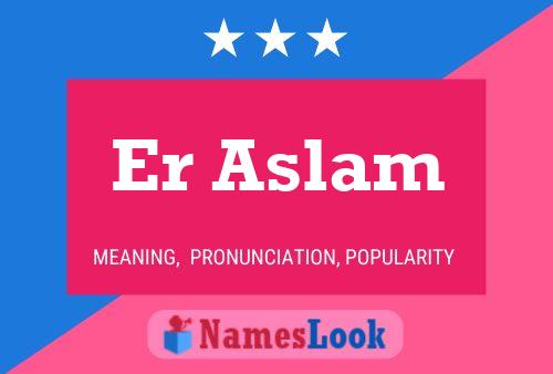 Er Aslam 名字海报