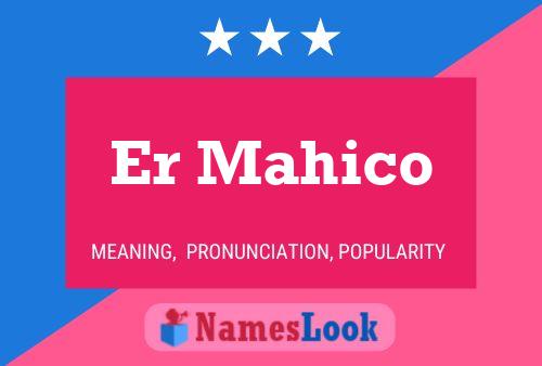 Er Mahico 名字海报