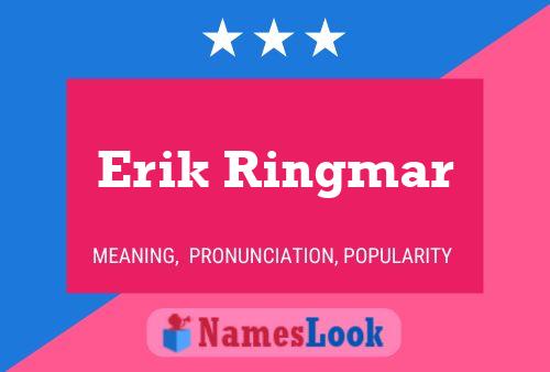 Erik Ringmar 名字海报