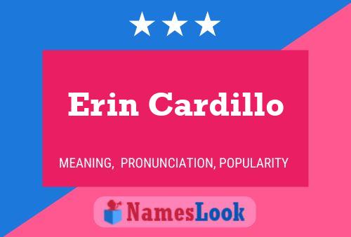 Erin Cardillo 名字海报