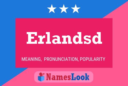 Erlandsd 名字海报