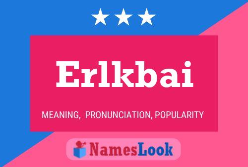 Erlkbai 名字海报