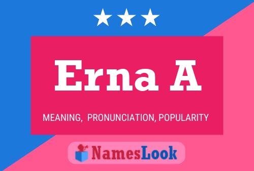 Erna A 名字海报