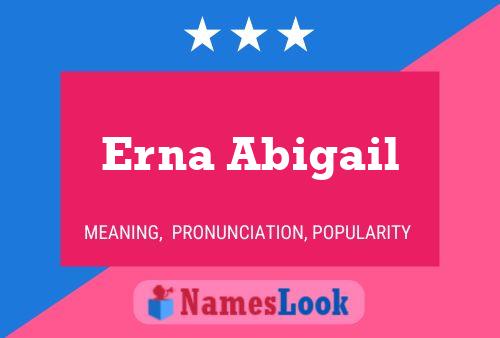 Erna Abigail 名字海报