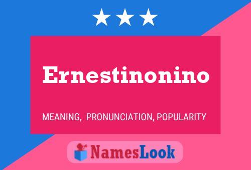 Ernestinonino 名字海报