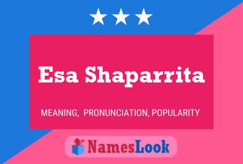 Esa Shaparrita 名字海报