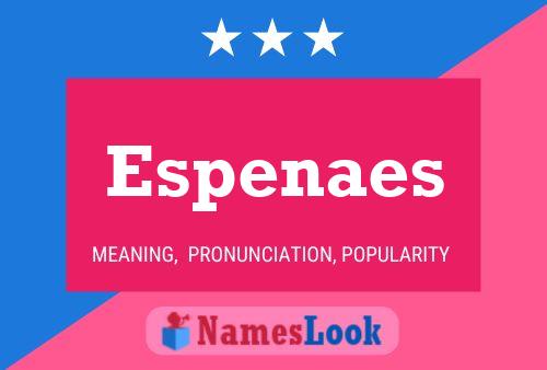 Espenaes 名字海报