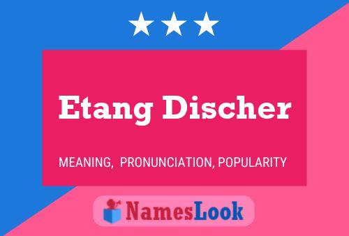 Etang Discher 名字海报