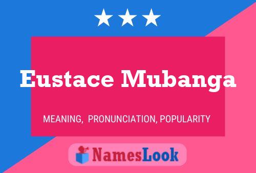 Eustace Mubanga 名字海报