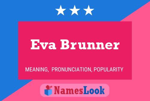 Eva Brunner 名字海报