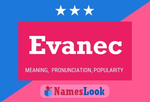 Evanec 名字海报