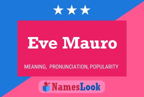 Eve Mauro 名字海报