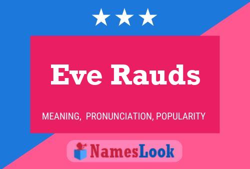 Eve Rauds 名字海报