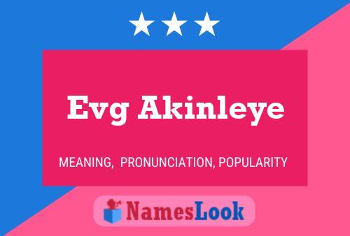 Evg Akinleye 名字海报