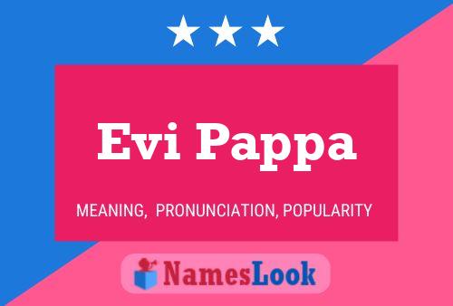 Evi Pappa 名字海报