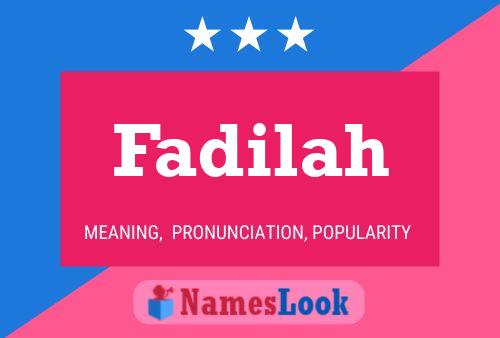 Fadilah 名字海报