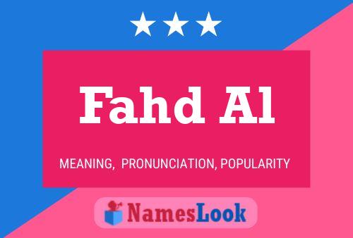 Fahd Al 名字海报