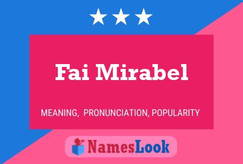 Fai Mirabel 名字海报