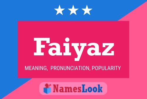 Faiyaz 名字海报