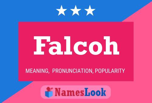 Falcoh 名字海报