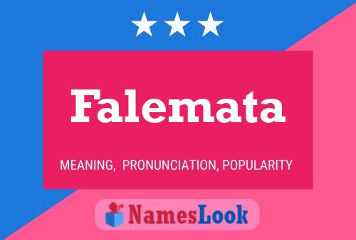 Falemata 名字海报