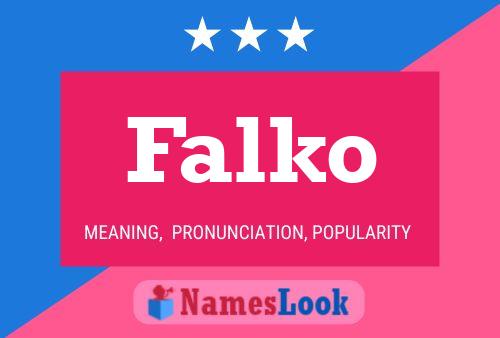 Falko 名字海报