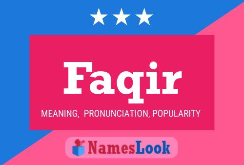 Faqir 名字海报