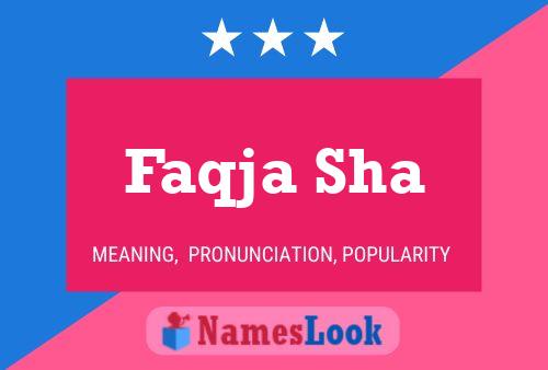 Faqja Sha 名字海报