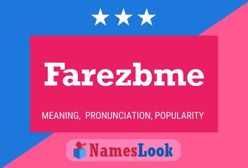 Farezbme 名字海报