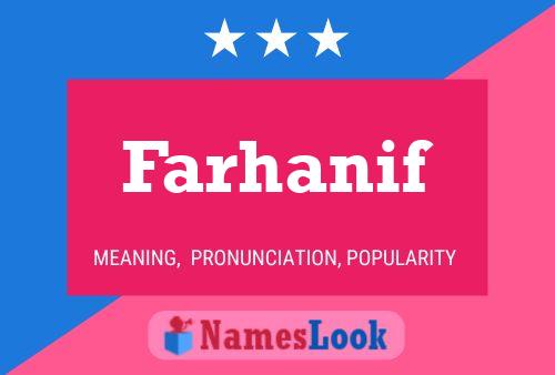 Farhanif 名字海报