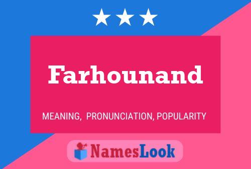 Farhounand 名字海报