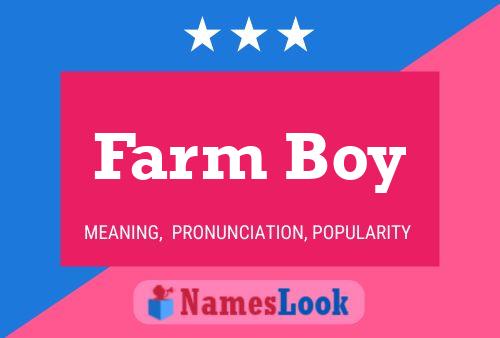 Farm Boy 名字海报