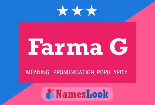 Farma G 名字海报